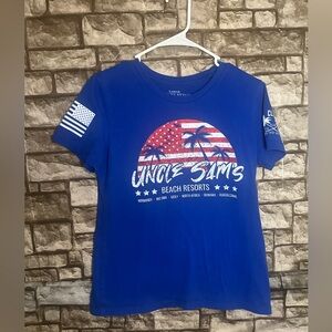 Grunt Style Women’s Patriotic Graphic Tee Size Large